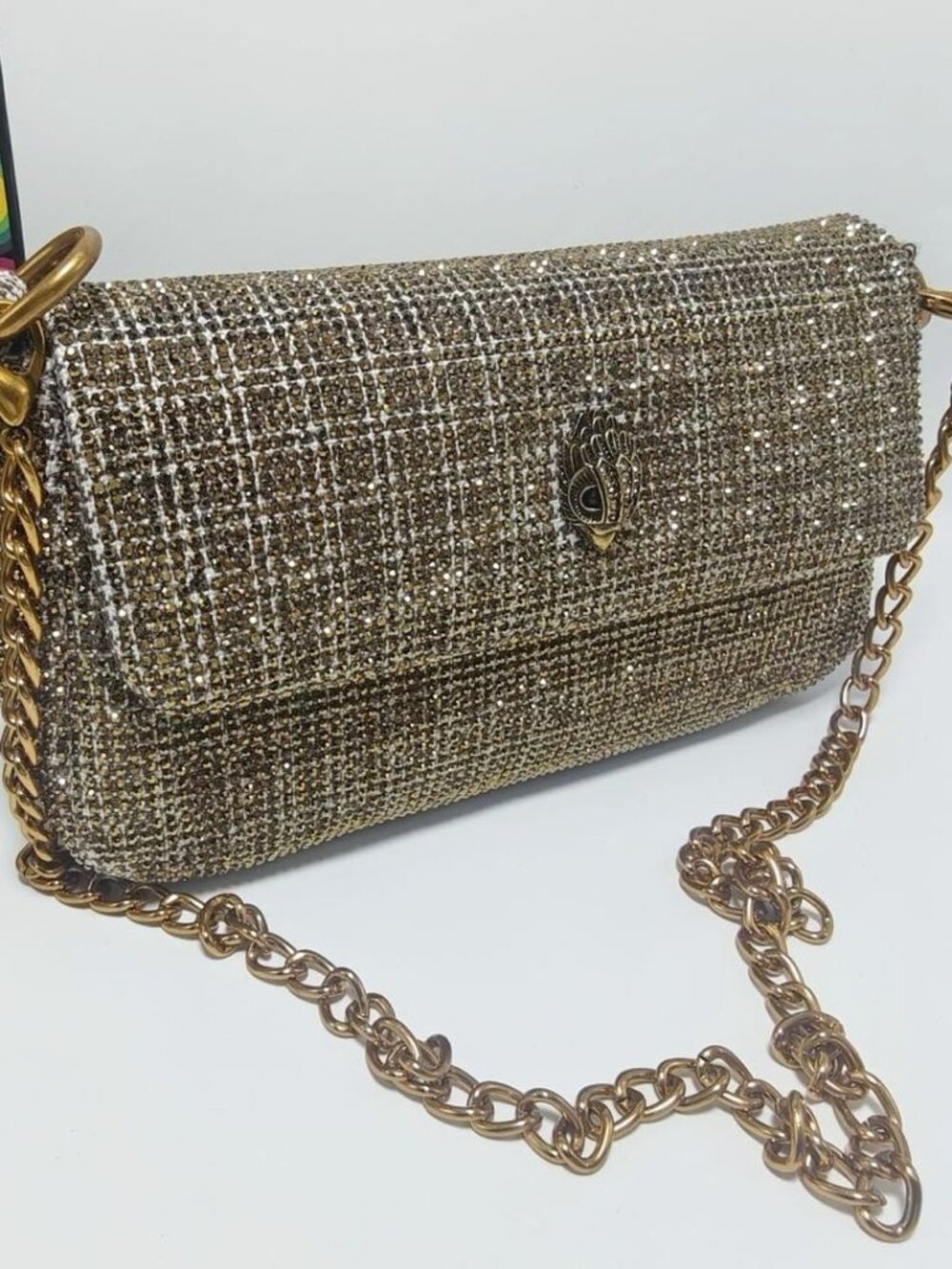 Kurt Geiger Rhinestone Crossbody Bag Women's Fashion Shoulder Bag